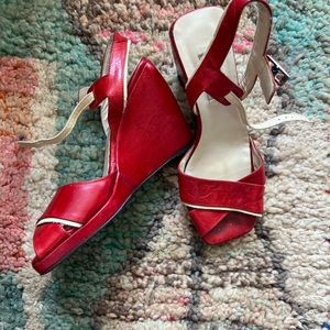 Vintage DKNY City wedges